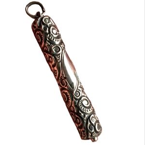 Antique Victorian 1800s Chatelaine Ornate 925 Sterling Silver Mechanical Pencil